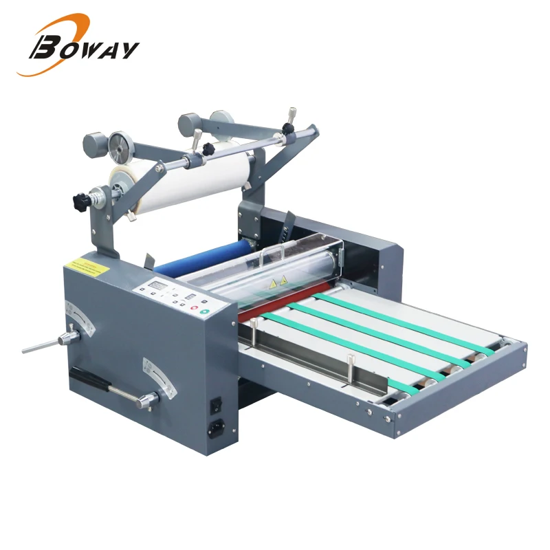 Boway SL380 Hot Automatic Multifunctional Roll Laminating Machine for A3 A4 A5 Paper Sizes