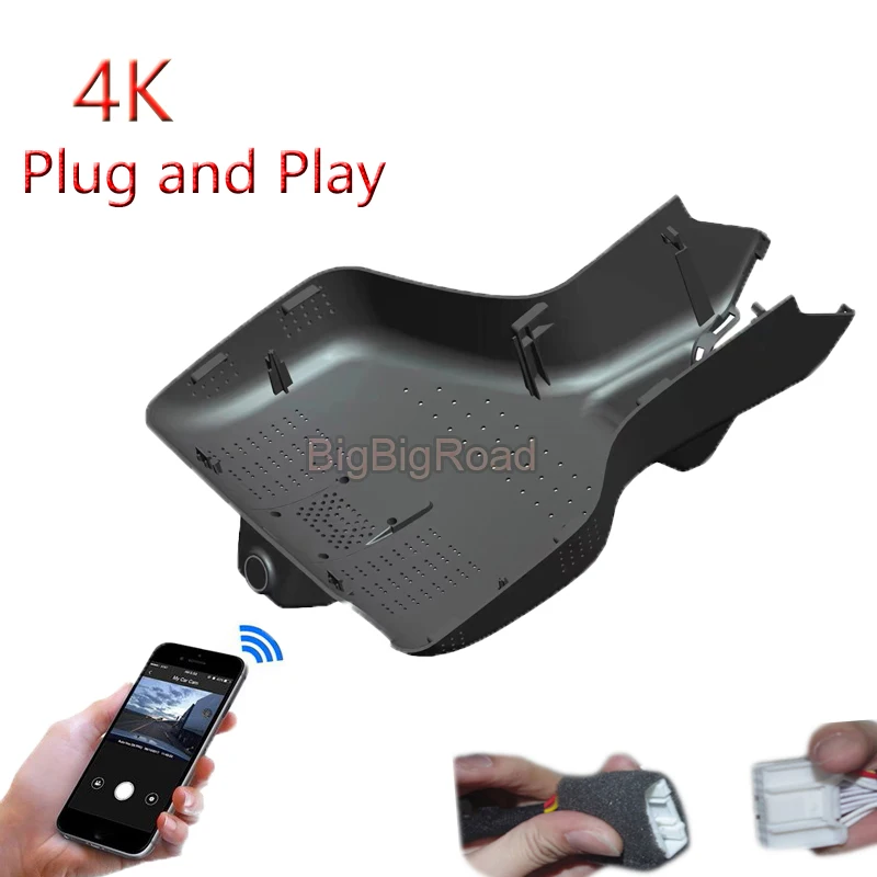 For Trumpchi GM8 2018 2019 2020 2021 2022 2023 4K Plug And Play Car Wifi DVR Video Recorder Parking Camera Dash Cam FHD 2160P