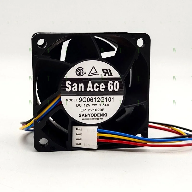 

H 1 pcs Sanyo 9G0612G101 6038 6CM 12V 1.54A Cooling Fan