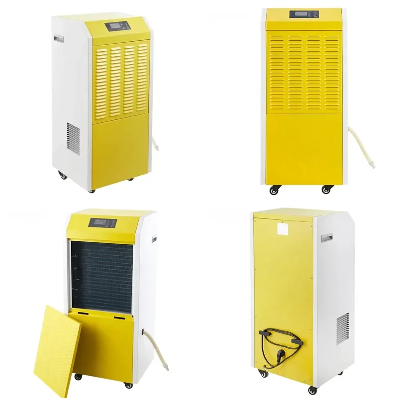 for Direct Drainage Tankless Easy to Move Building Dryer for Water Damage Repair Flood Repair Wheeled Dehumidifier