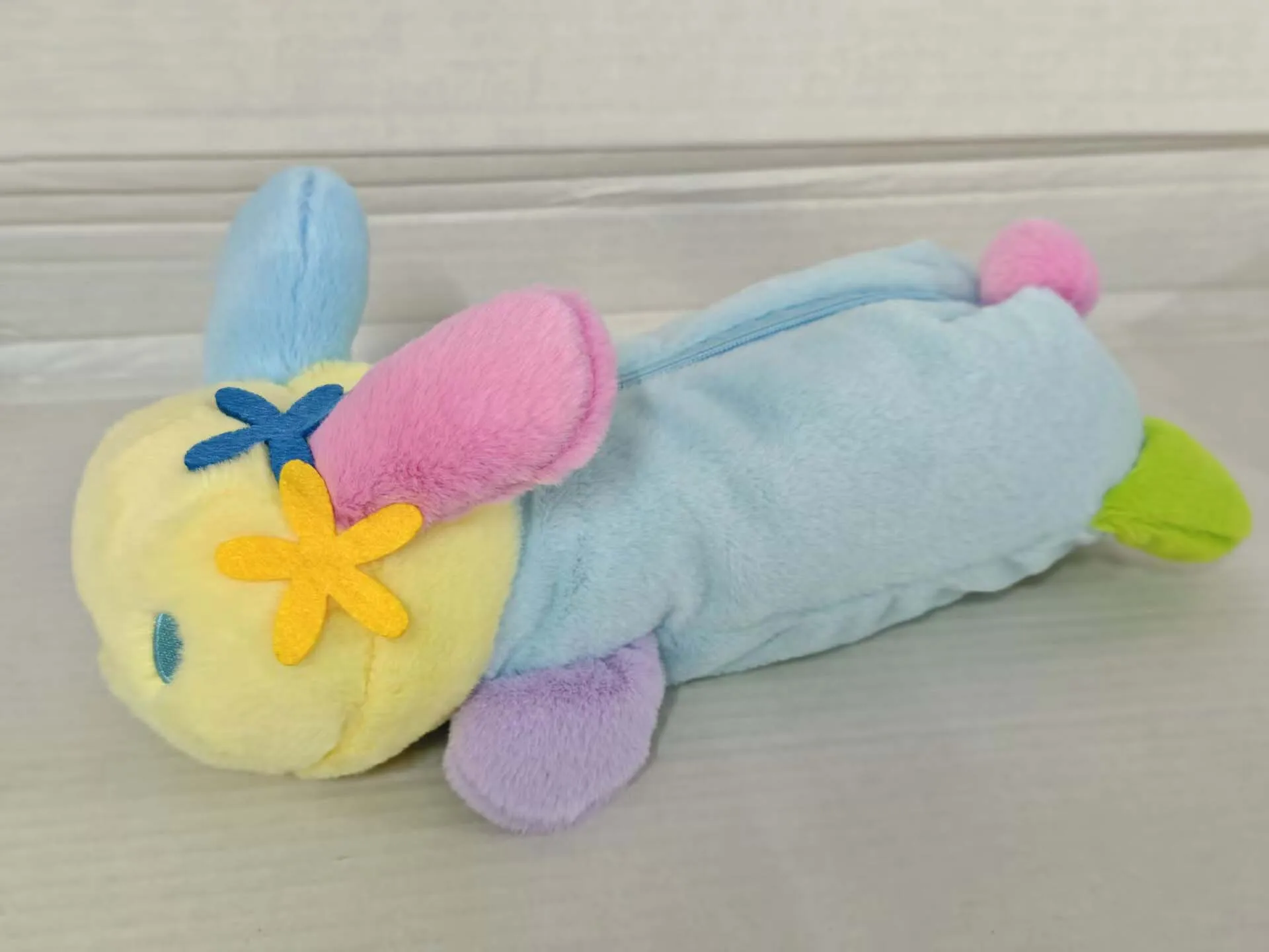 Cute Usahana Bunny Plush Pencil Pouch Case Girls Pen Container Cosmetic Organizer Bag Cases for School Storage Bags view 4