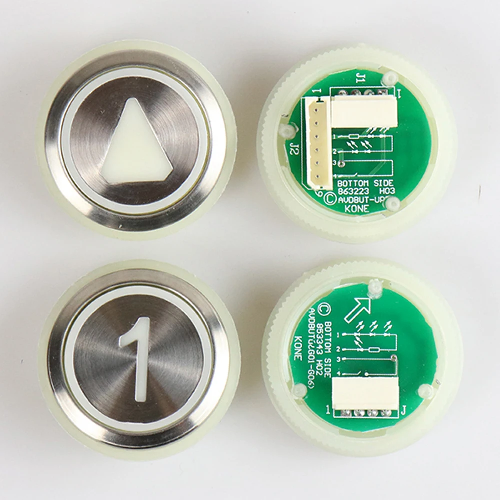 KONE Liftdrukknop RVS Braille-knoppen KDS50 KDS300 1-delig