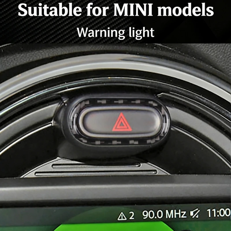 Carbon Fiber Dashboard Sticker Strong Auto Interior Trim Sticker Simple Installation Process for F54 F55 F56 F57