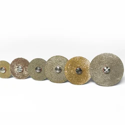 1 Piece Dental Lab Fully - Sintered Diamond Disc Wheel For Metal Shaping Carving Polishing Metal Sintered Diamond bur