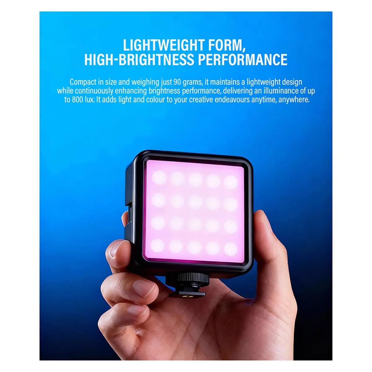 

Мини-светодиодный RGB-осветитель BABQ: полноцветный карманный светильник для фото- и видеосъемки, портативный свет для камеры, для влогов, прямых трансляций, селфи