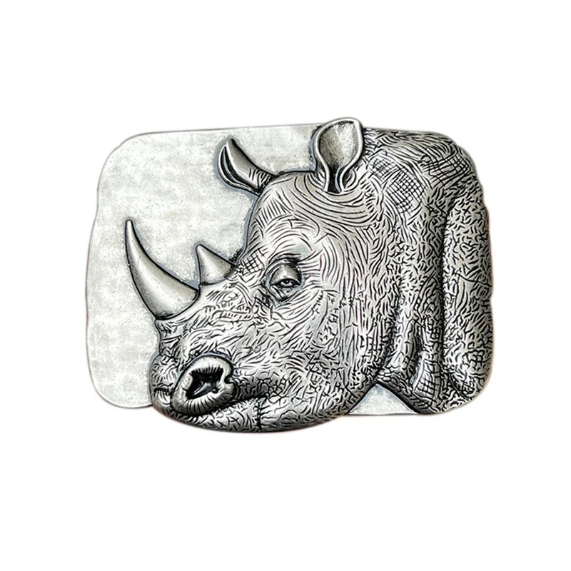 

Rhino belt buckle Western style