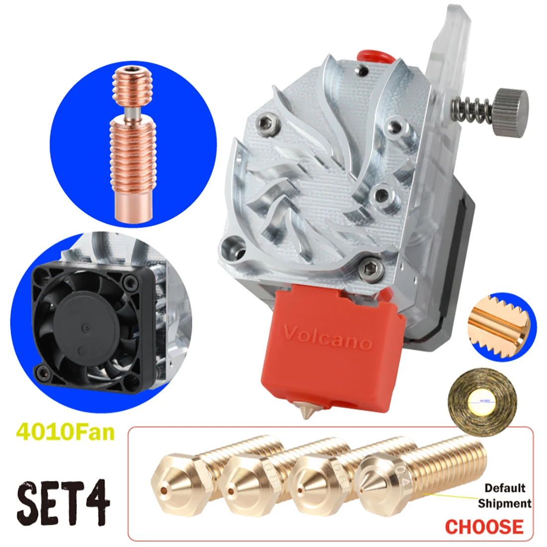 RCN نانو المغلفة RN-WIND V1.1 الطارد صلابة عالية HV3300 المزدوج محرك والعتاد لأجزاء الطابعة أندر 3 53D تيتان ايرو #5