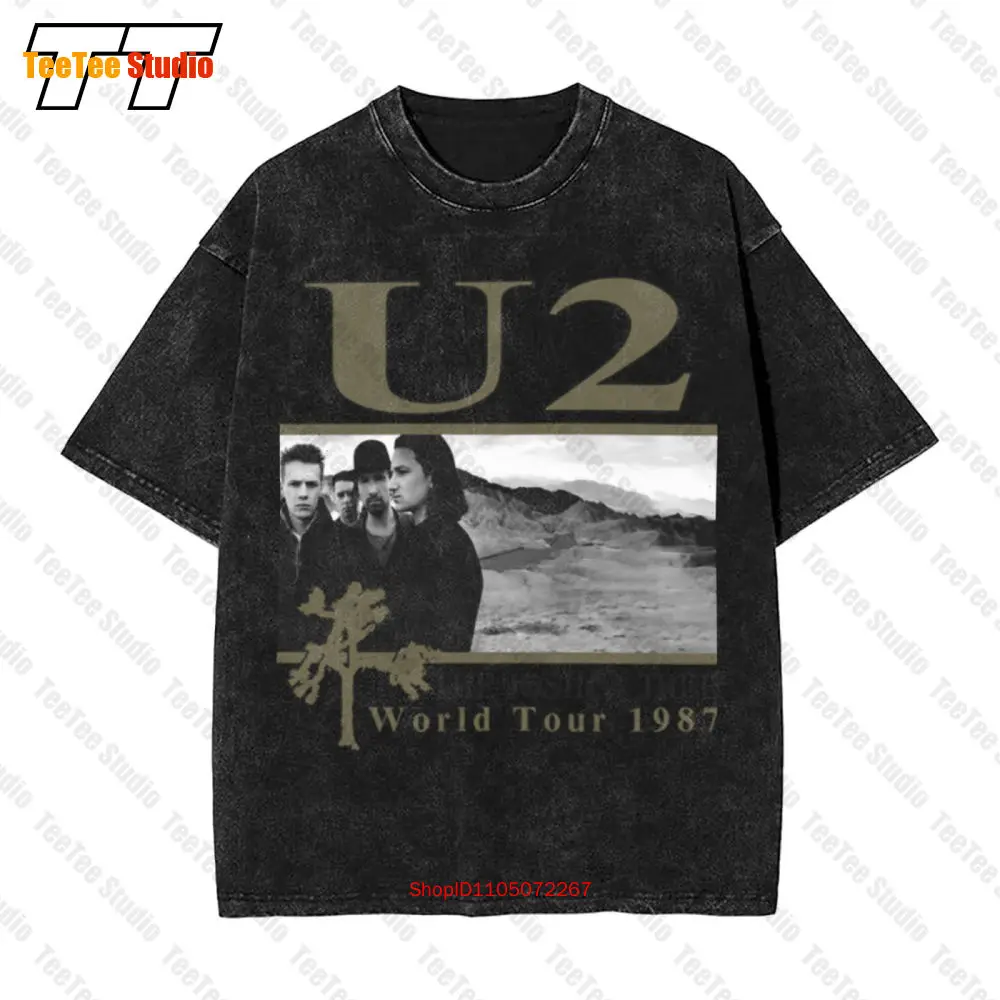 

U2 Live The Joshua Tree World Tour 1987 Vintage Oversized T-Shirt Band Rock 5UJ0