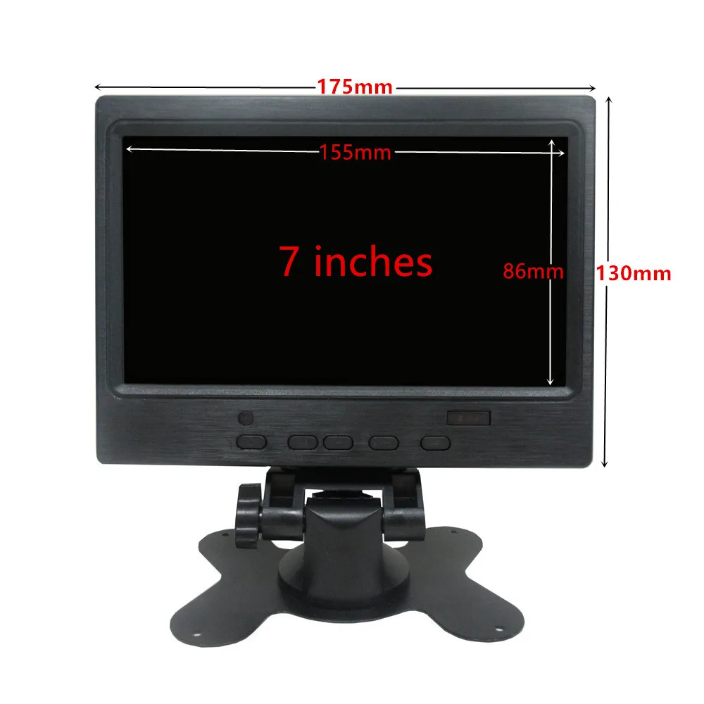 7 Inch Portable LCD Display Screen Multipurpose For Raspberry Pi,Orange Pi,TV box Computer Auxiliary Screen Sub Screen Monitor
