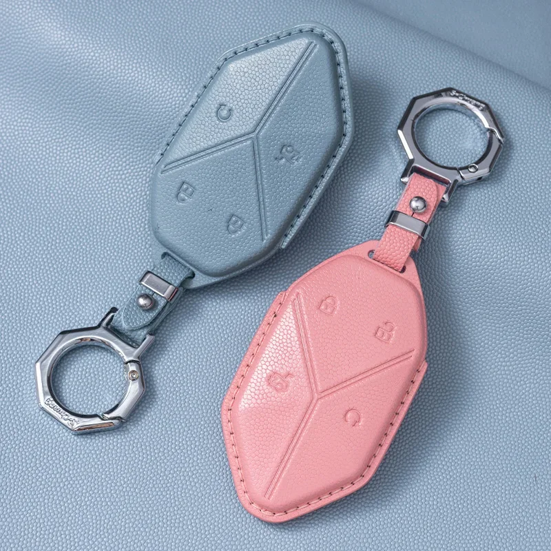 Suitable for BYD Leopard 5 2023 Leather Car Key Protection Cover Fall Prevention Protection Key Colors To Choose From