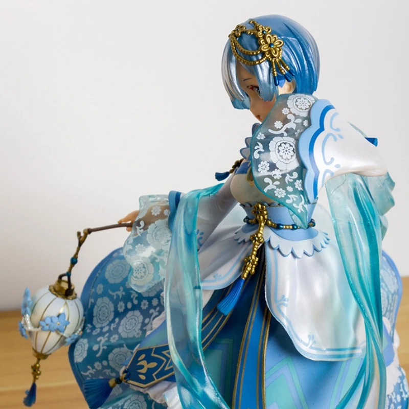 26Cm Opnieuw Beginnen Leven In Een Andere Wereld-Rem In Hanfu Anime Meisje Figuur Model Standbeeld Collectie Desktop Decoratie Ornament Speelgoed