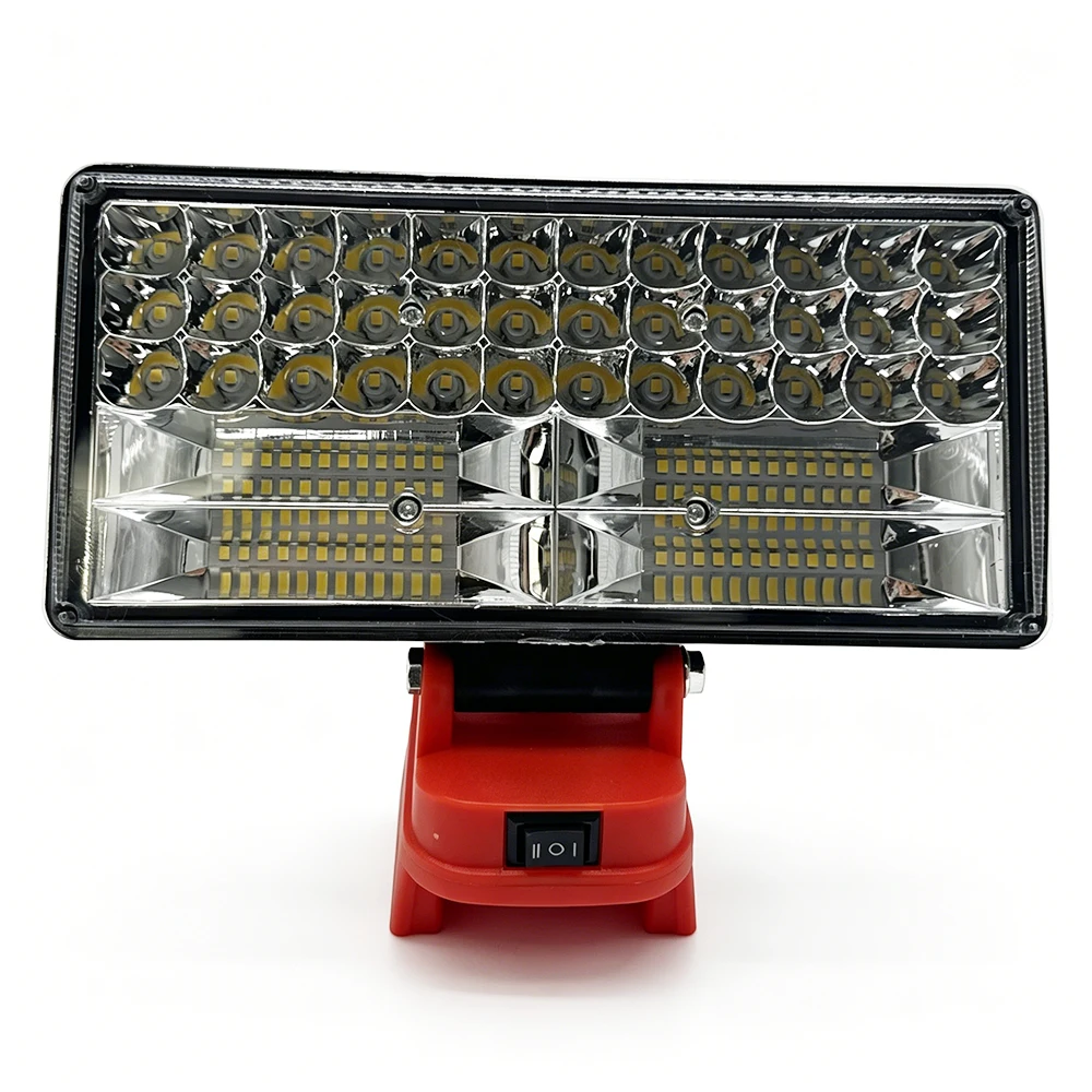 Kabellose LED-Flutlicht-Arbeitsleuchte für Milwaukee M18 Li-Ionen-Akku 9000LM Doppel-USB 2 Modi Camping-Notlicht Ohne Akku – Detail 5