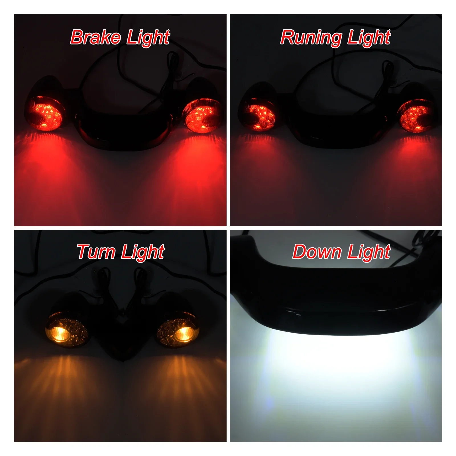 Tylny kierunkowskaz LED do motocykli Harley Touring Road Street Glide Road King FLHX FLTRXS CVO 2010-2021 — zdjęcie 3