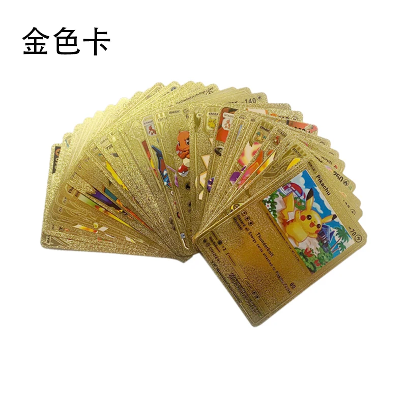 81-36 Pcs Pokemon Cards German Spanish French English Vmax GX Energy Card Pikachu Rare Collection Battle Trainer Boys Gifts Toys