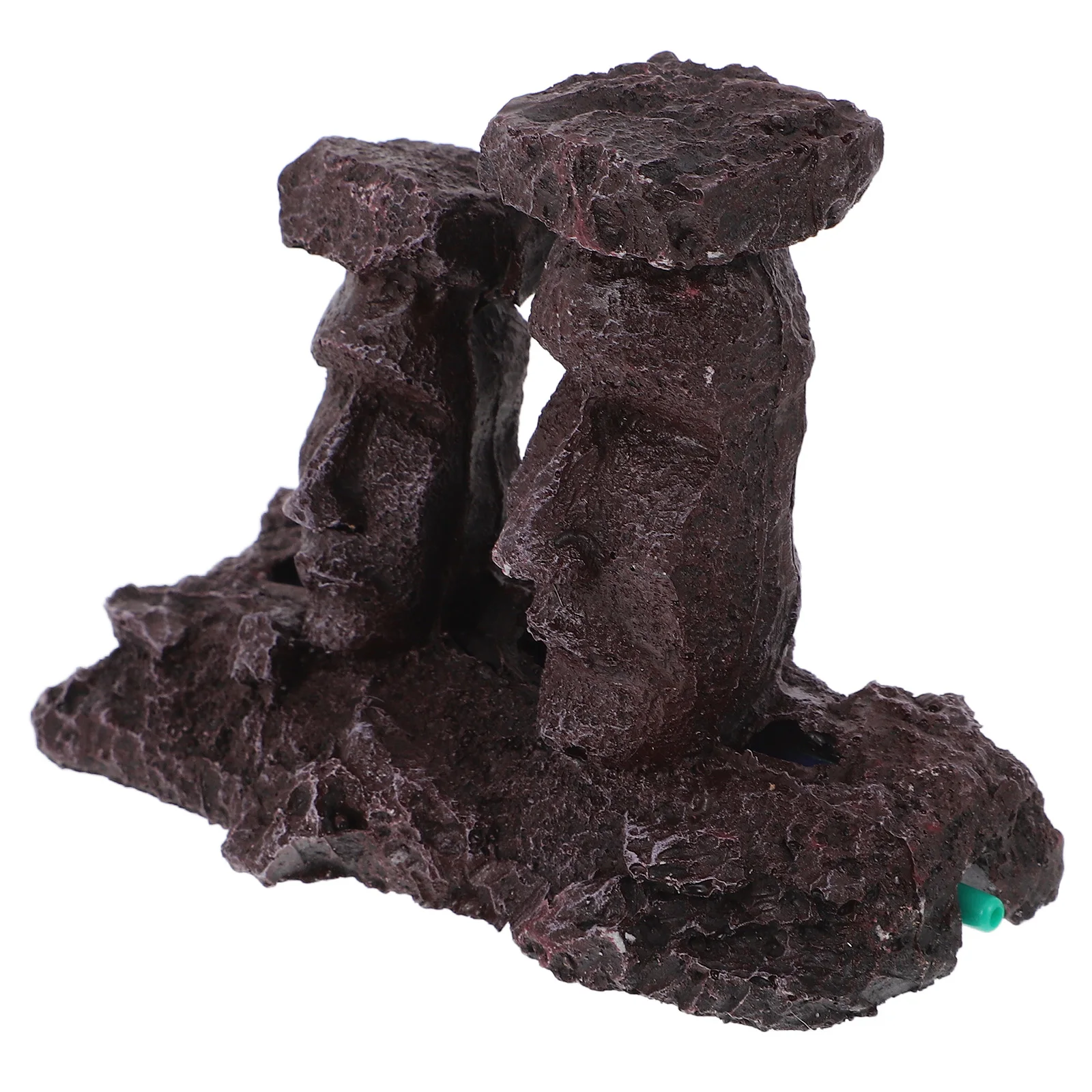 

Resin Rockery Ornament Stone Statue Aquarium Decor Fish Tank Rocks Desktop Decoration for Fresh Salt Water Easy Clean Safe