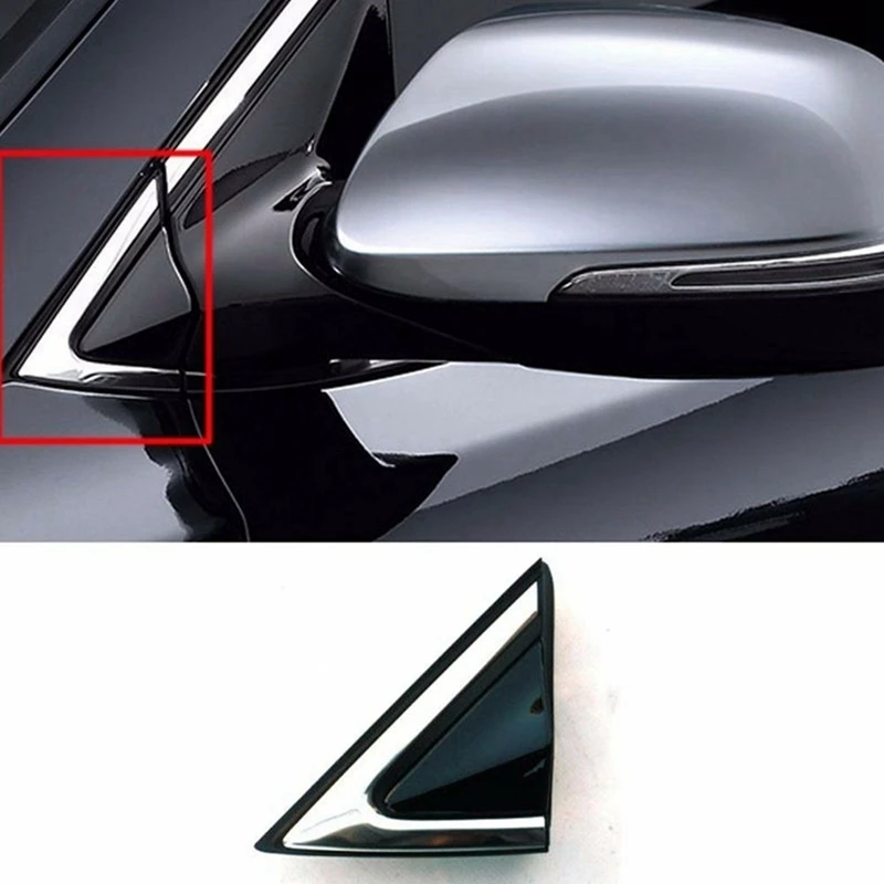 Side Delta Garnish Molding Assy Triangle Plates Trim For Hyundai 2013-2016 Santa Fe DM 861802W000 861902W000