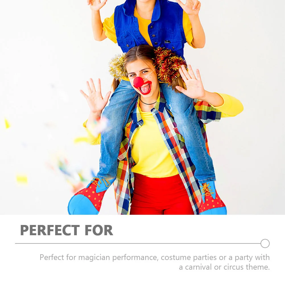 1 paar Clown Cosplay Schuhe Bequeme Tuch Große Größe Leichte Halloween Kostüm Party Requisiten Clown Schuhe Halloween Liefert