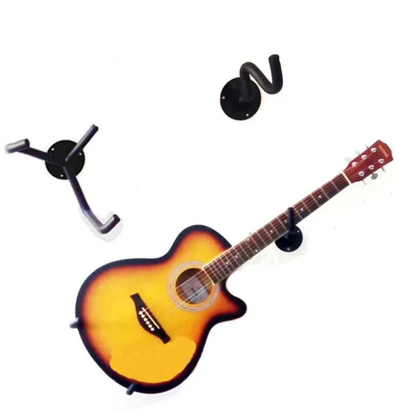 

2Pcs Guitar Stand Hanger Hook Oak Horizontal Guitar Wall Mount Stand Holder Rack Display For Most Guitar