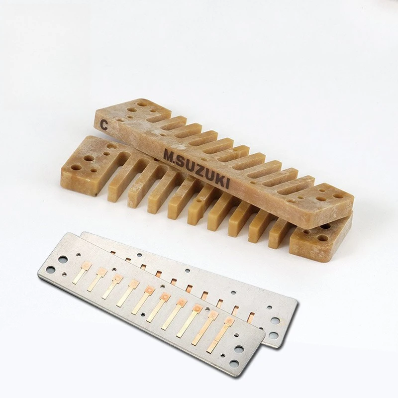 10 Hole Blues Harmonica, Professional Quality, Original Import, 10 Holes, Key of C, Durable and Portable
