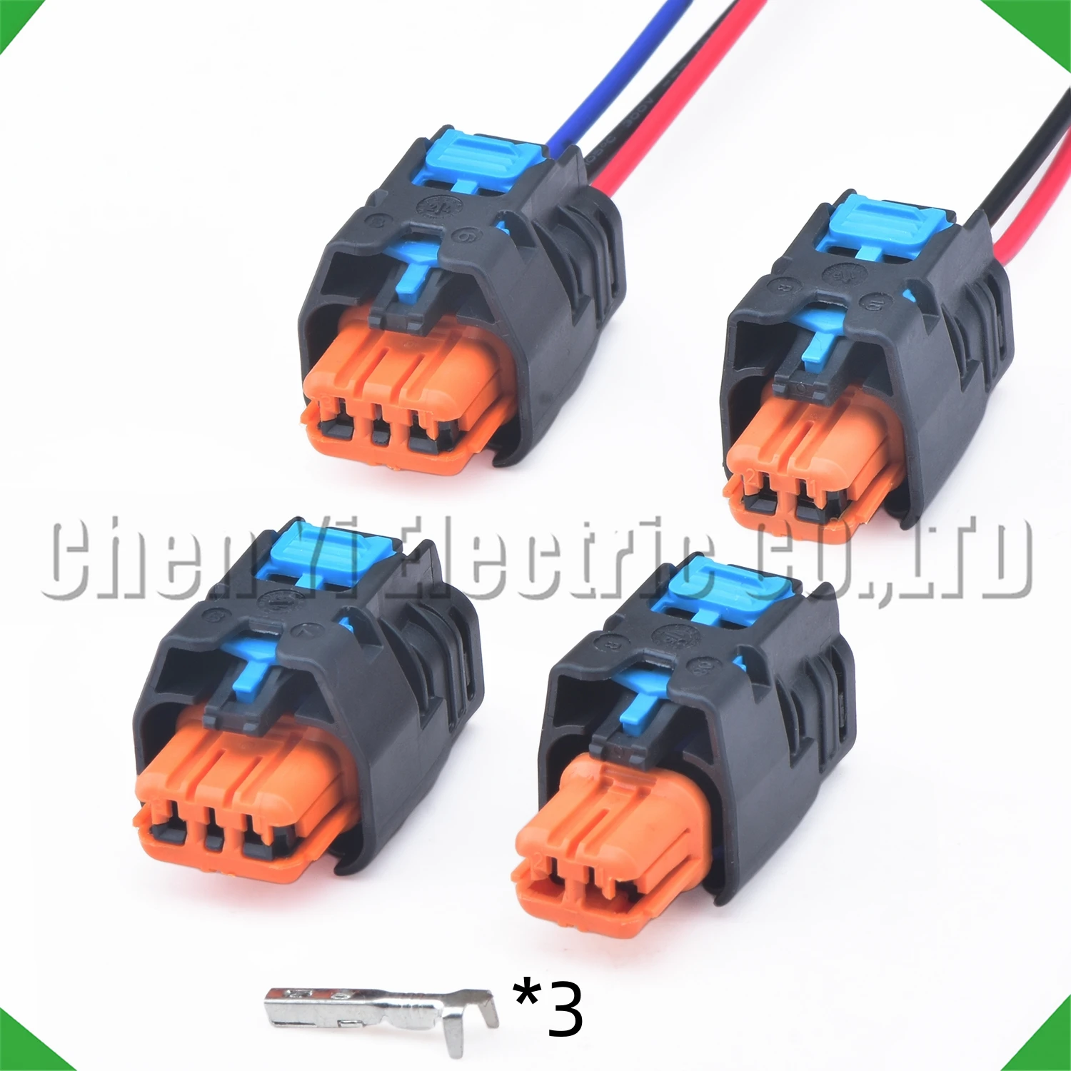 2 3 Pin Auto กันน้ํา Connector รถเซ็นเซอร์ความเร็วล้อสายรัดปลั๊ก 13847082   ฟ 223600   02821E ฟ 387300   สําหรับนิสสันอินฟินิตี้