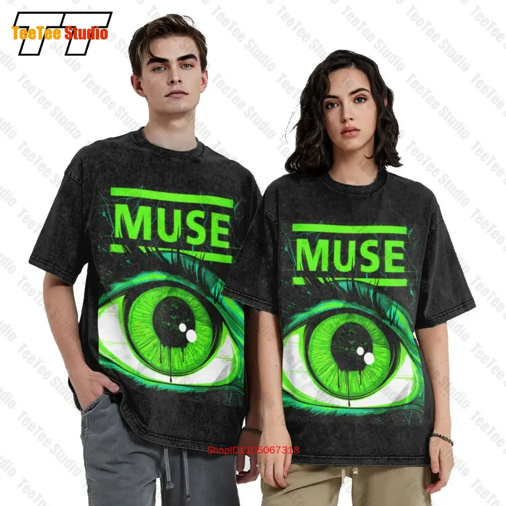 6299-Muse Simulation Theory Tour Dates 2019 Korean Style Oversized T-Shirt H7NX
