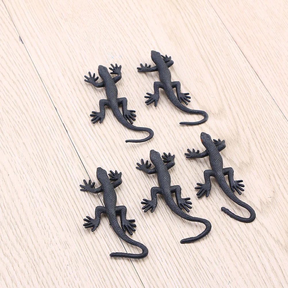 10 Pcs Halloween Simulation Gecko Remote Control Toy Simulated Model Props Spoof Child Scary