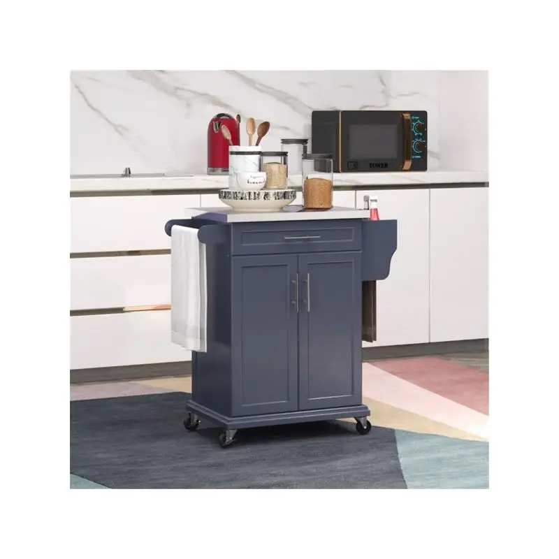 جزيرة خزانة تخزين جانبية للمطبخ للمطبخ، حل تخزين متعدد الوظائف، مثالية للتنظيم والتعزيز #1