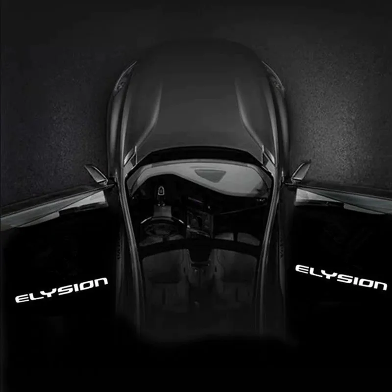 2Pcs Led Car Door Welcome Lights Logo Projector For Honda Elysion 2012-2020 Ghost Shadow Light Atmosphere Lamp Auto Accessory