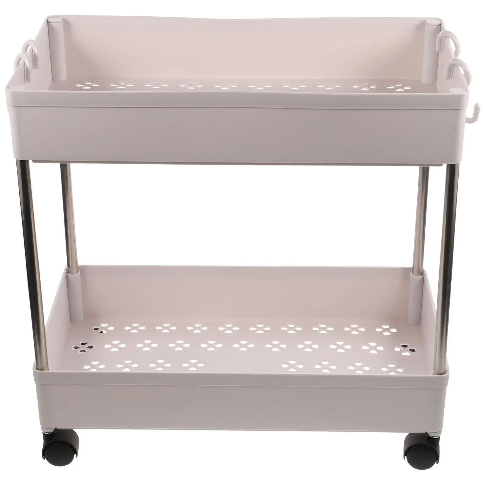 

Kitchen Storage Shelf Pp Stainless Steel Multi-Function Rack For Seasoning Bottles Organizing Sundries Household Storage