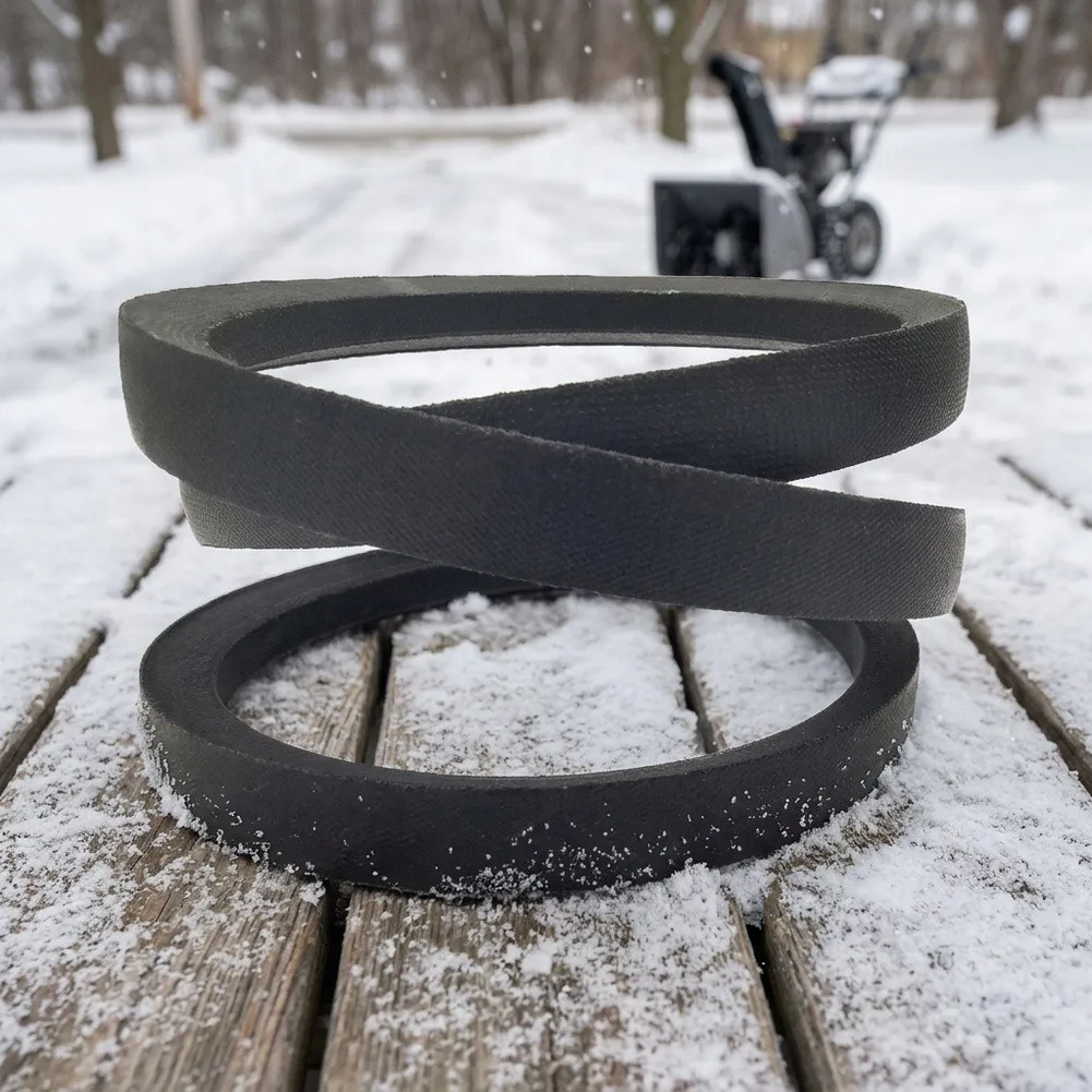 Black Rubber V-Belt Drive Kit 07200514 For Luxury 242830 Snow Blower Replacement Parts High Durability Winter Clearing Tool