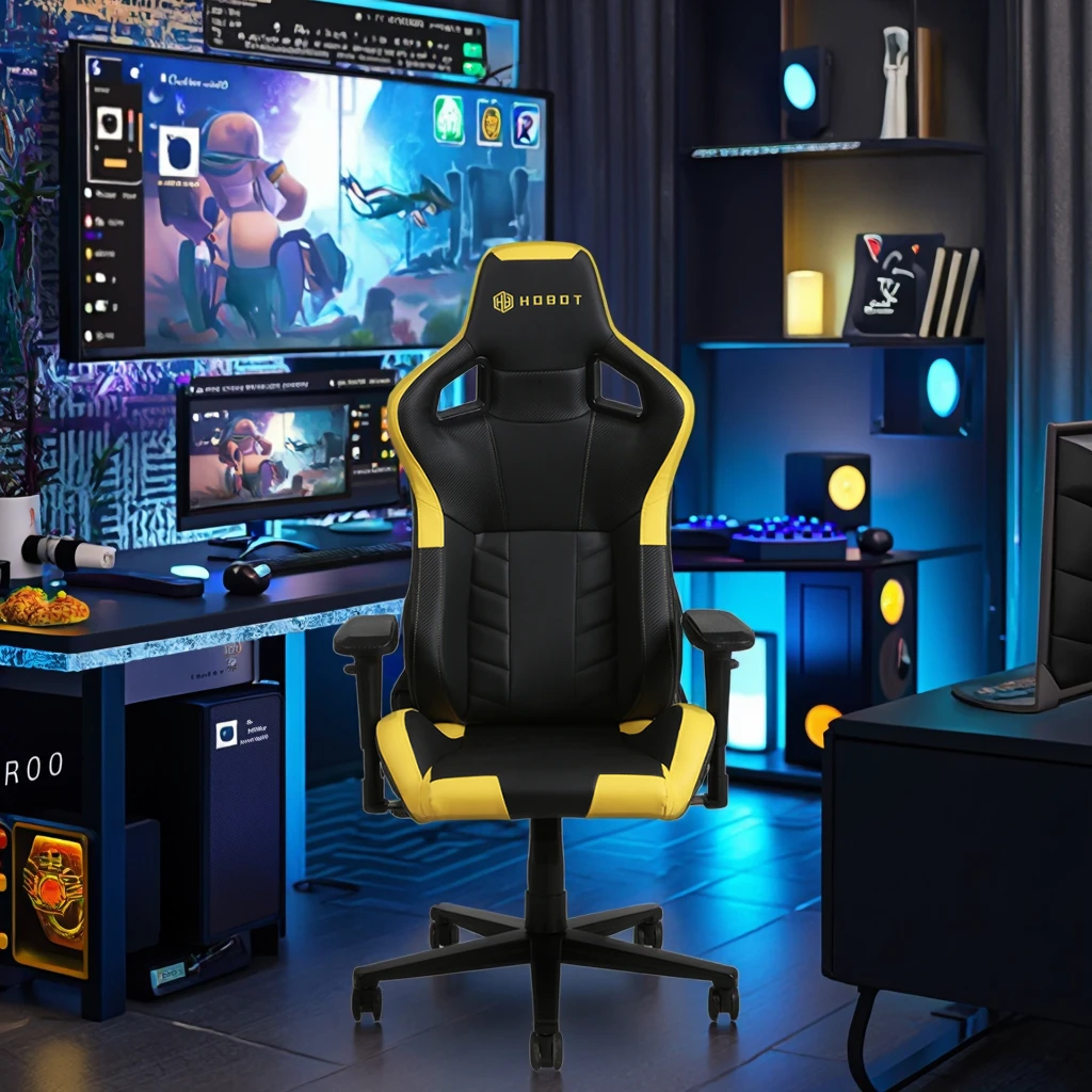 

Wholesale Racing Ergonomic 4D Armrest Office Chair PU Leather Racing Style Computer Gaming Chair