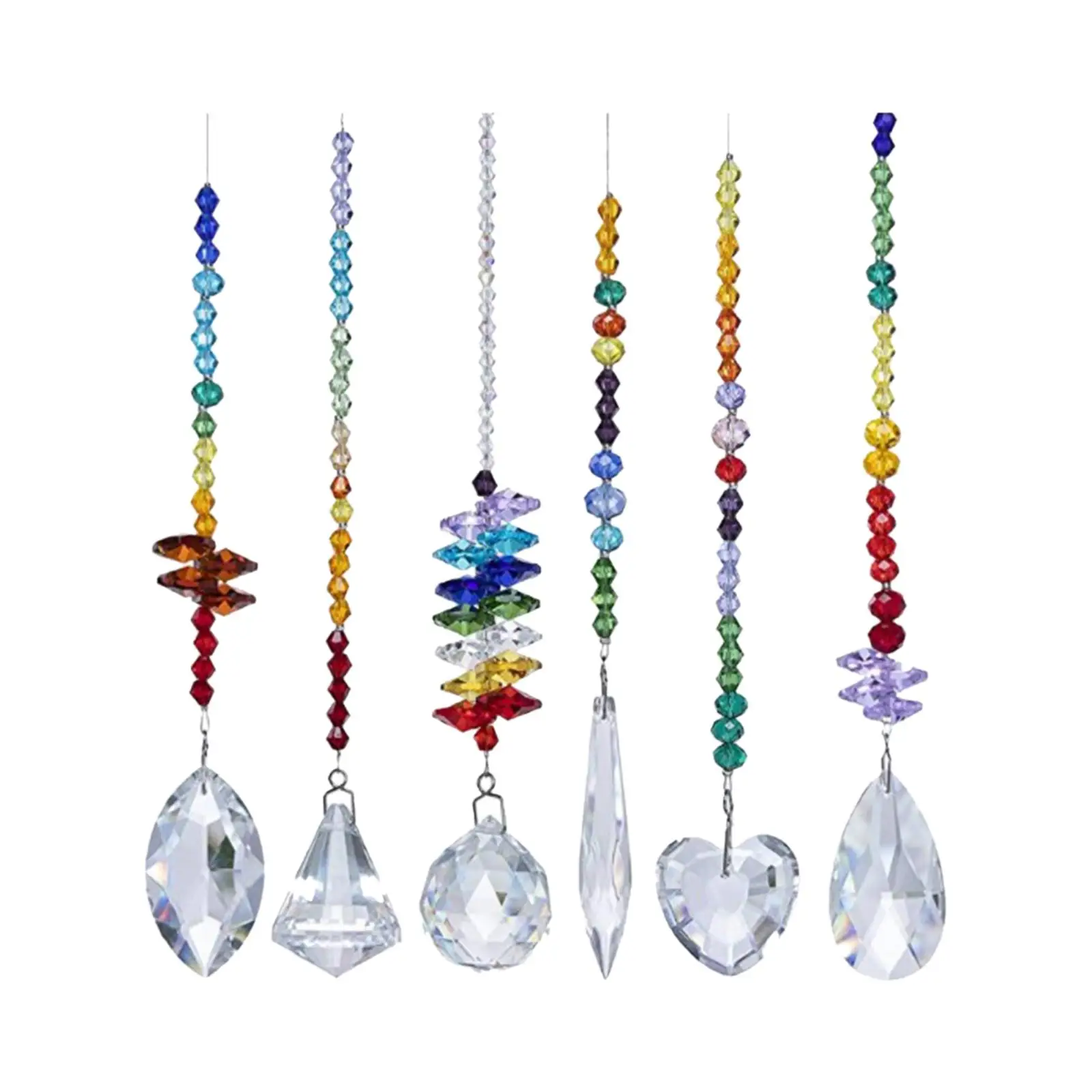 Colorful Crystals Glass Pendants Chandelier Hanging Ornament Teardrop Crystal Absolutely gorgeous quality