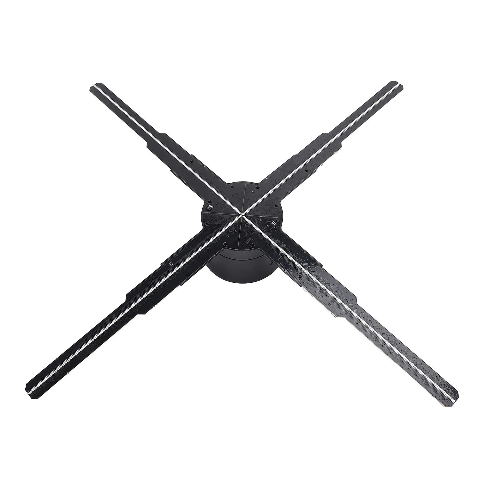 3D Hologram Fan Projector 19.69in 2000x596 LED Display Built-in 8GB Memory 596pcs Chips for Windows Holographic Advertising