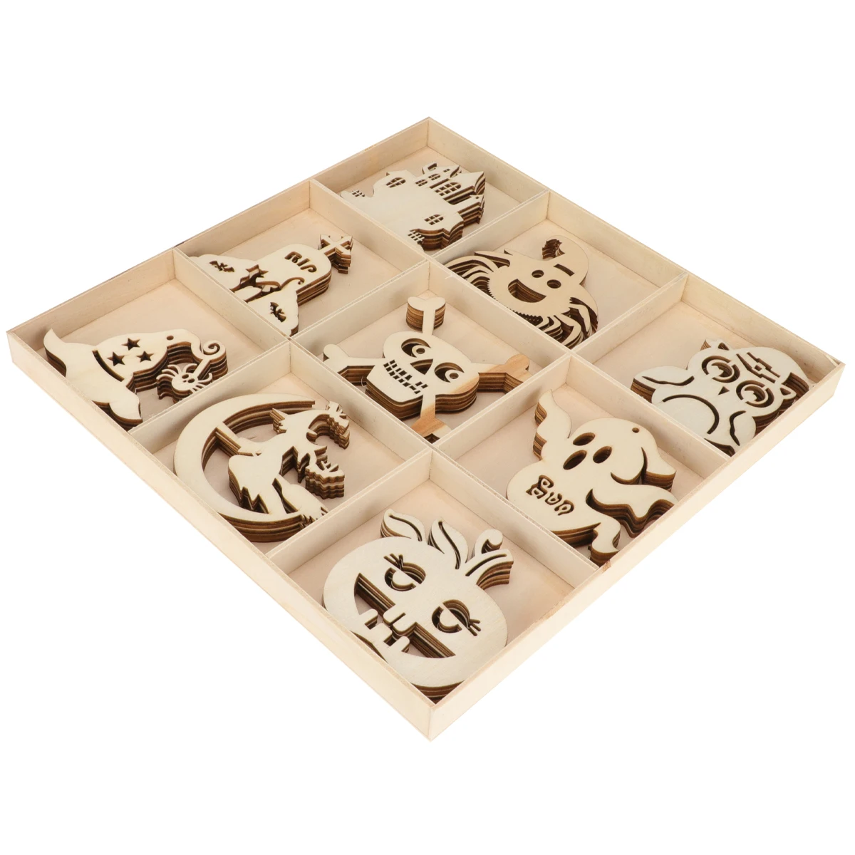

45 Pcs Craft Supplies Ornament Hanging Decoration for Ornaments Kids Wooden Pendant Gift