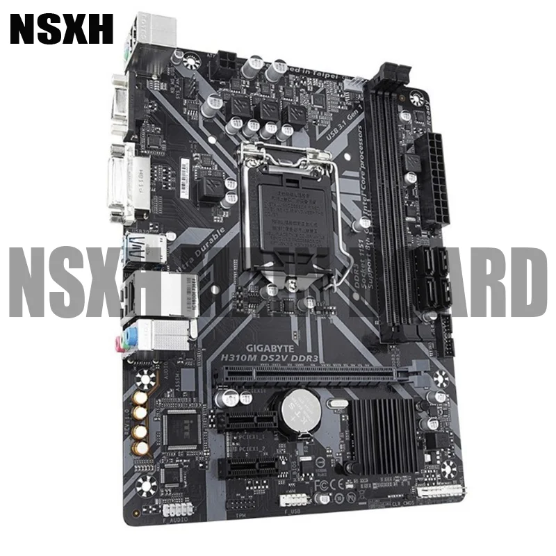 

H310M DS2V Motherboard 32GB LGA 1151 DDR4 Micro ATX Mainboard 100% Tested Fully Work