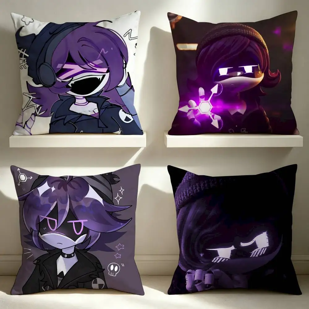 Murder Drones UZI  Square Pillow Case Multi Sizes For Car Home Bedroom Decor Custom Valentine Gifts