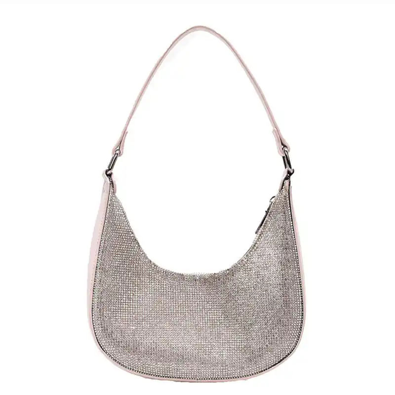 Chain Diamonds PU Leather Crossbody Bags For Women Summer Shoulder Handbags Female Solid Color Cross Body Bag