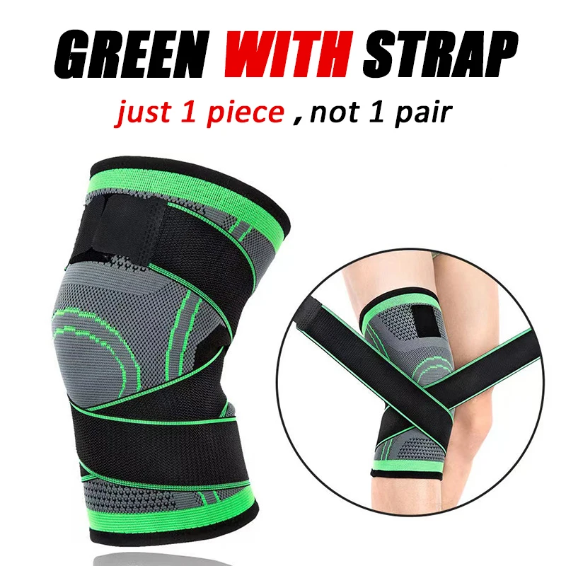 1 Stück Unisex-Kniebandage, geeignet für Laufen, Wandern, Outdoor-Fitness, Radfahren, atmungsaktive Sport-Kniebandage