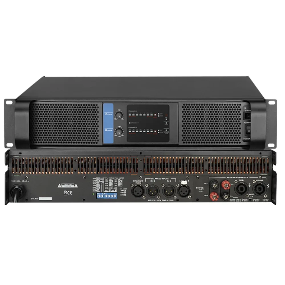 Paulkitson FP14000 Professioneller 2-Kanal-Leistungsverstärker 4Ω 2×4400W DJ-Verstärker für Subwoofer, Line-Array-Lautsprecher, Live-Bühnenshow – Detail 2