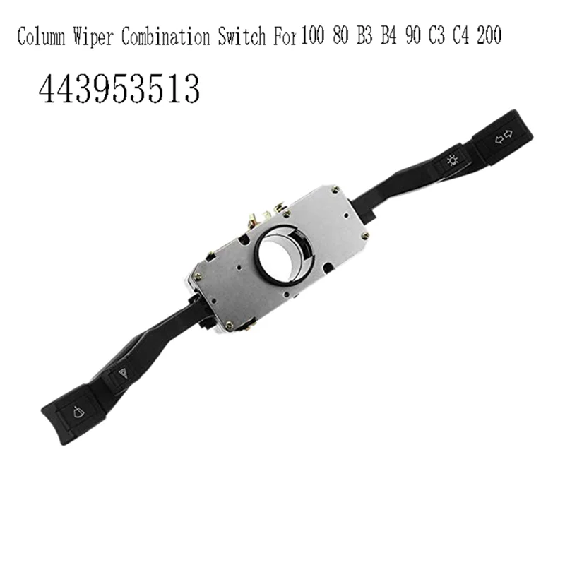 

Портативный 443953513 автомобильный индикатор поворота, колонка, комбинированный переключатель стеклоочистителя для 100 80 B3 B4 90 C3 C4 200