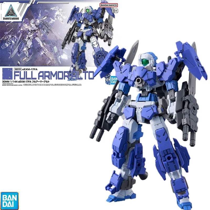 

Bandai 30MM eEXM-17FA Full Armor Alto 30 Min Missions 1/144 Scale Assembly Model Action Figure Toy Xmas Gift