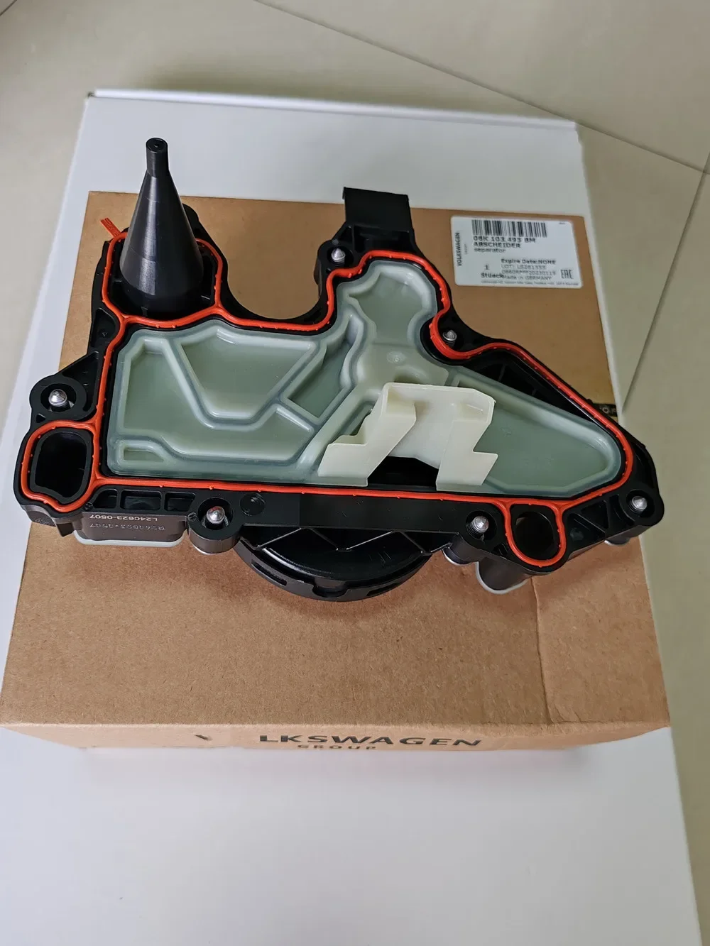 حقيقي 06K-103-495-BM فاصل زيت المحرك مع مجموعة طوقا 06K103495BM ل 15-21 أودي A3 A4 Q3 فولكس فاجن جولف