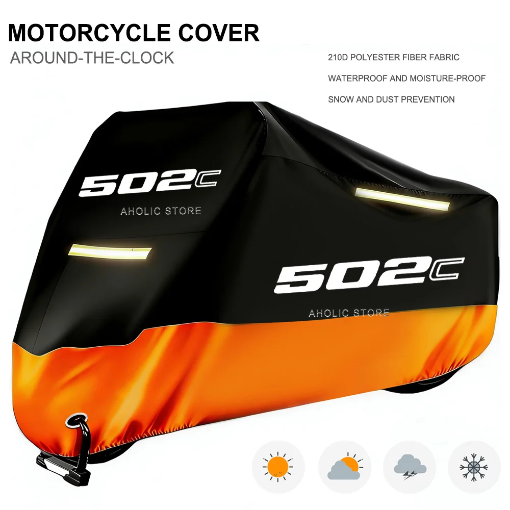 Motorcycle Cover 210D Oxford Waterproof Outdoor Indoor Dustproof Snow Proof UV Protection For Benelli 502C 502c 502 C
