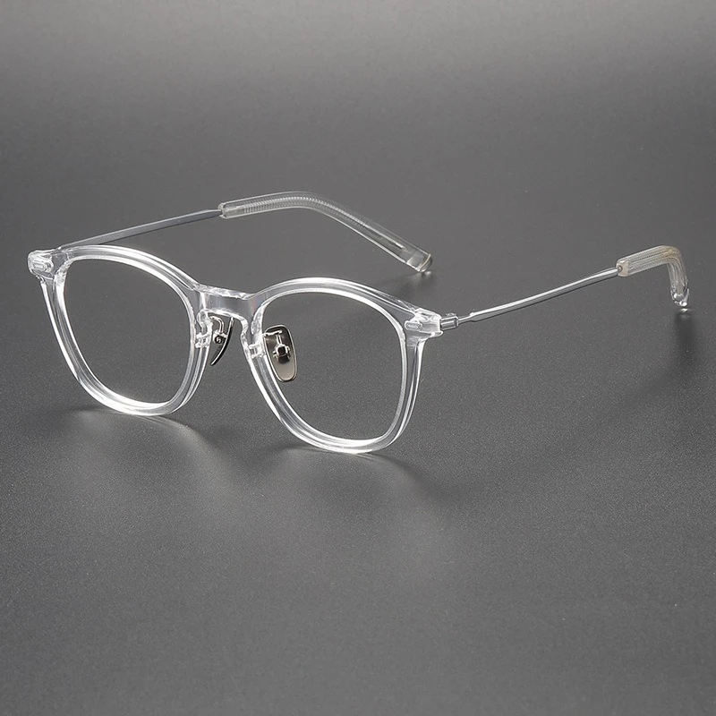 

Fashion Glasses frame men Vintage Square Acetate Titanium Eyewear Ultra Light Eyeglasses Frames For Women Spectacles