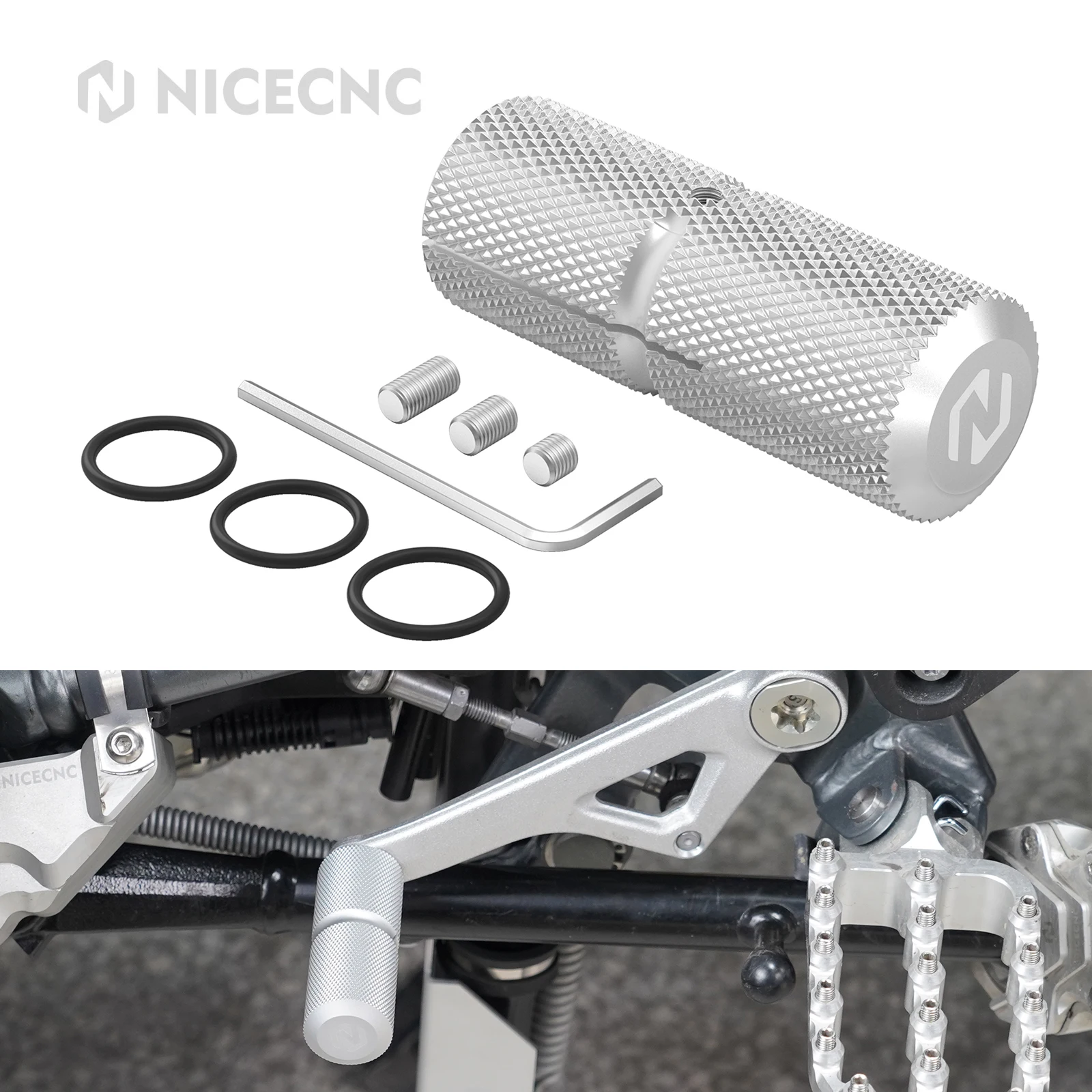 

1x Gear Shifter Lever Tip Extension for BMW R1200GS/Adventure R1250GS/ADV S1000XR R1200R R1200RS R1200RT R1250R R1250RS R1250RT