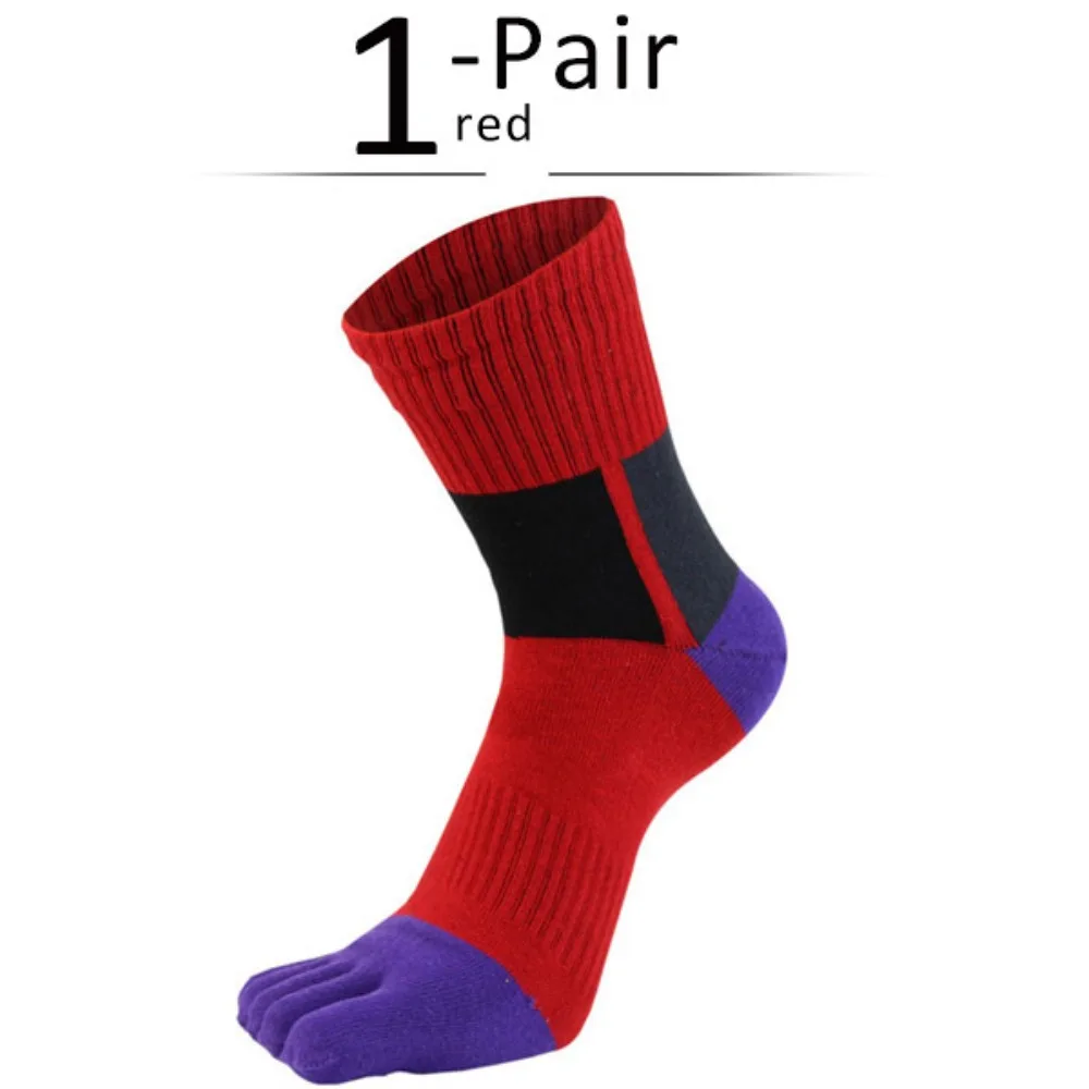 EU 38-44 Sport With Toes Anti-Sweat Organic Cotton Breathable Sweat Socks Toe Socks Dress Socks With Toes Five Finger Socks