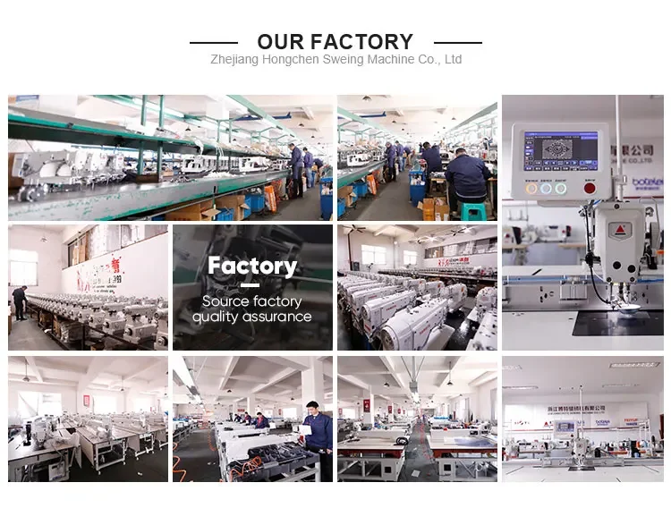 Wholesale Custom Automatic 4 Threads Overlock Flat Bed Automatic Electric Industrial Sewing Machine