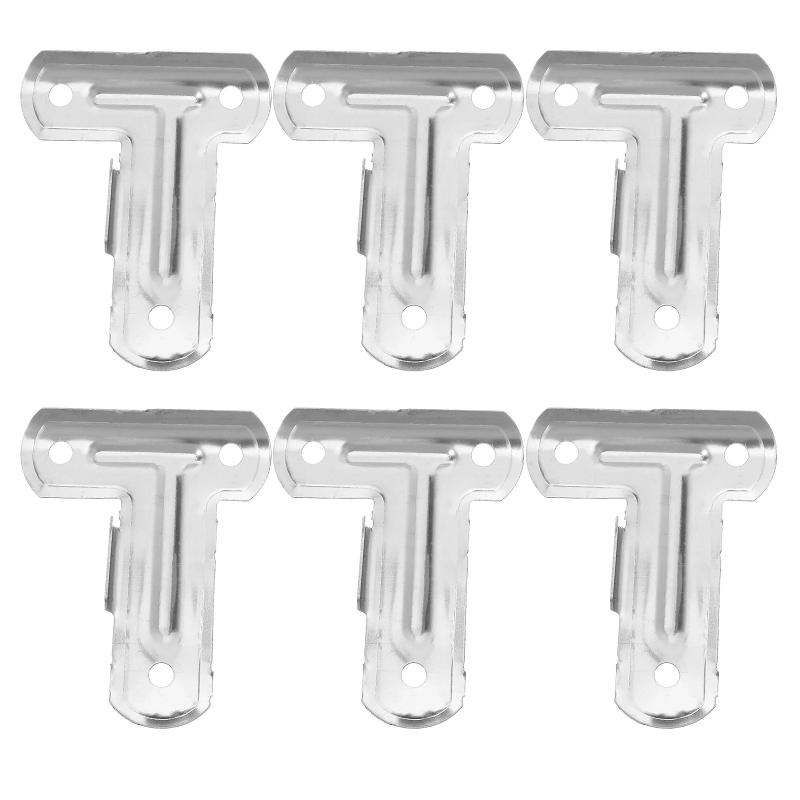 6 قطعة موصلات رف شماعات رف ملابس قوي ملحقات السكك الحديدية تصميم مضاد للانزلاق لمساحات التجفيف الداخلي والخارجي