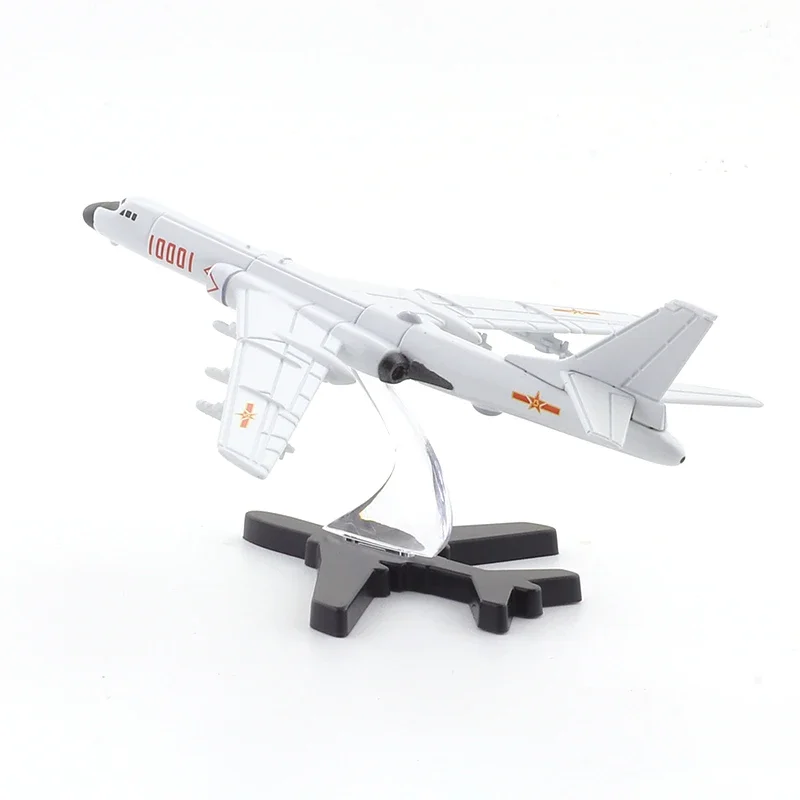 XCARTOYS Small Aircraft Model H-6K Bomber - Air Force Grey Diecast Automotive Model Ornaments Cas Toys Gift Decorations