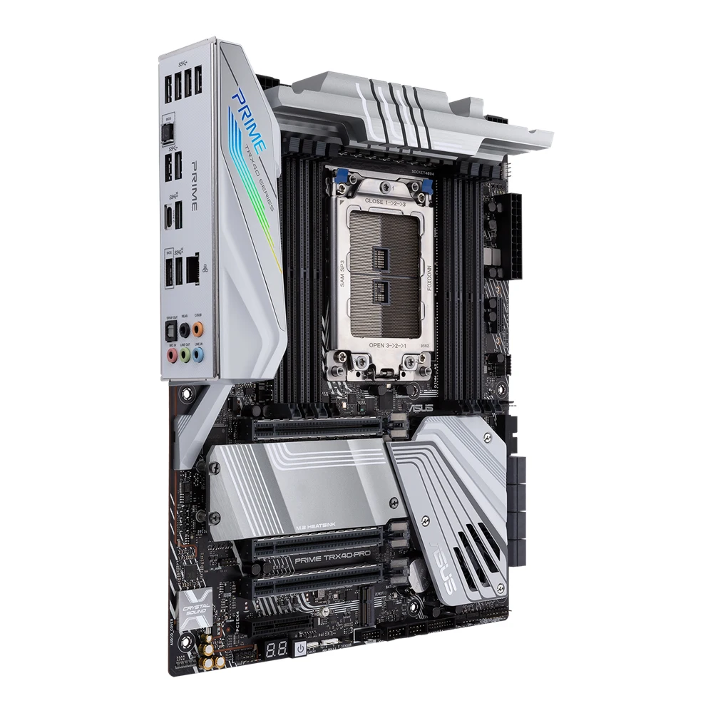 ASUS PRIME TRX40-PRO Motherboard Supports sTRX4 Socket 3960X 3970X 3990X CPU DDR4 4666MHz ARGB USBC NVME M.2 SATA PCIe 4.0